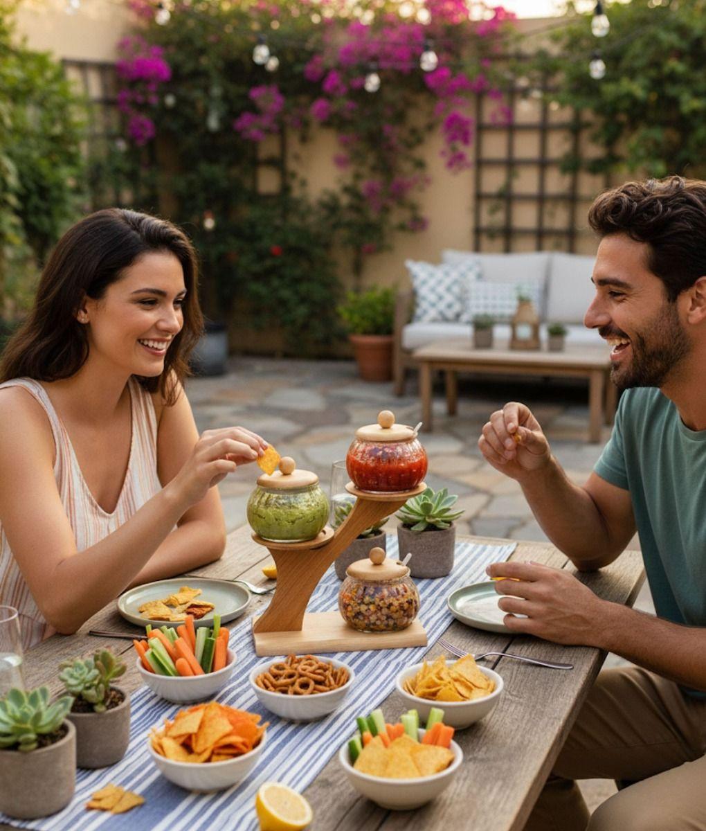 Juego Frasco Contenedor Escalonado Organizador Soporte Jhn-4