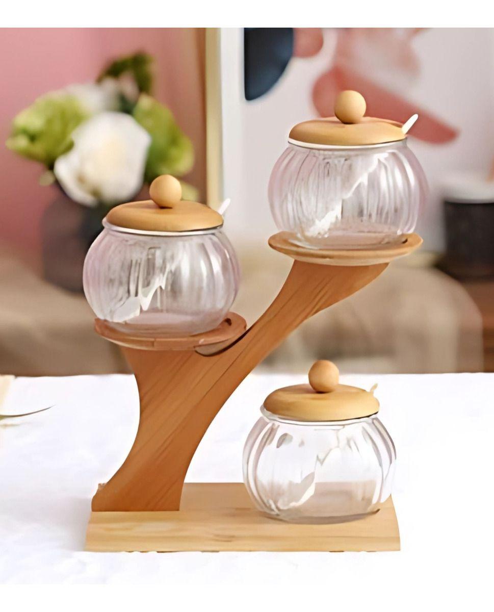 Juego Frasco Contenedor Escalonado Organizador Soporte Jhn-5