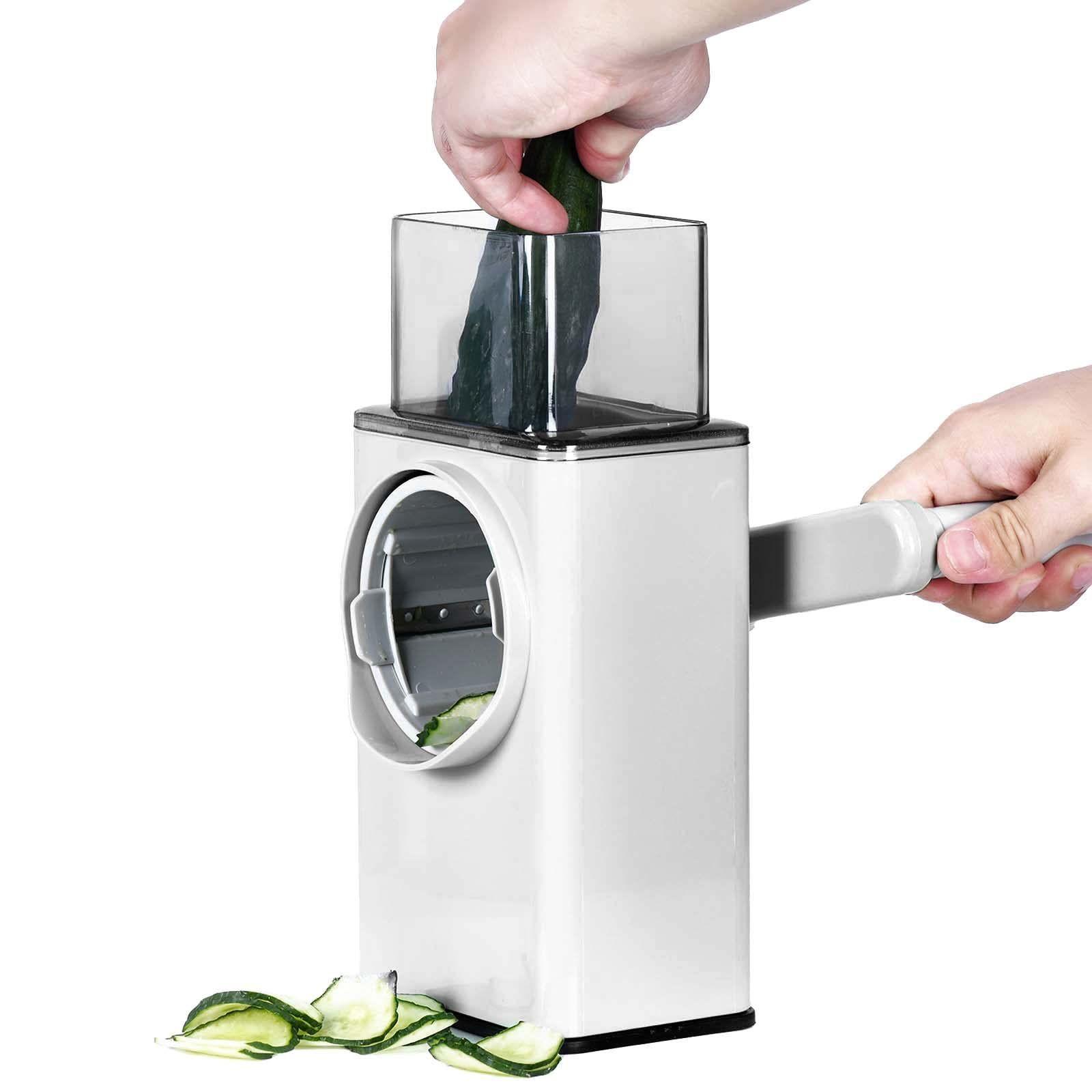 Rallador Queso Rotativo Rebanador Mandolina Multiuso Rondon-5