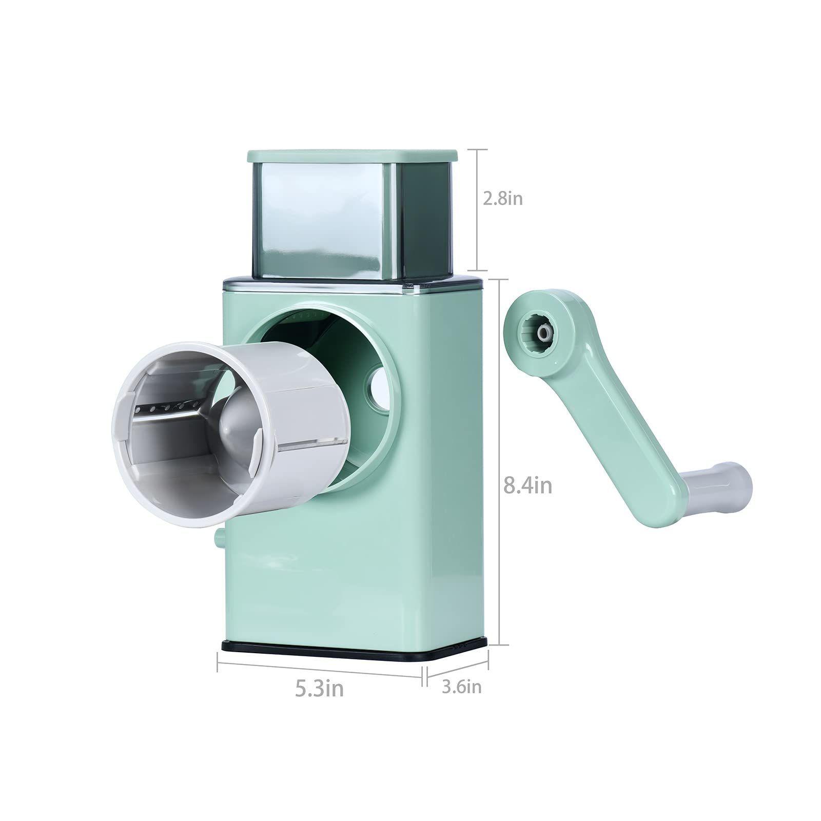 Rallador Queso Rotativo Rebanador Mandolina Multiuso Rondon-7