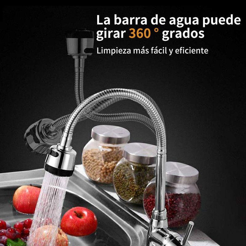 Grifo Cocina Fregadero Mezclador Agua GiratorioManija Rondon-4