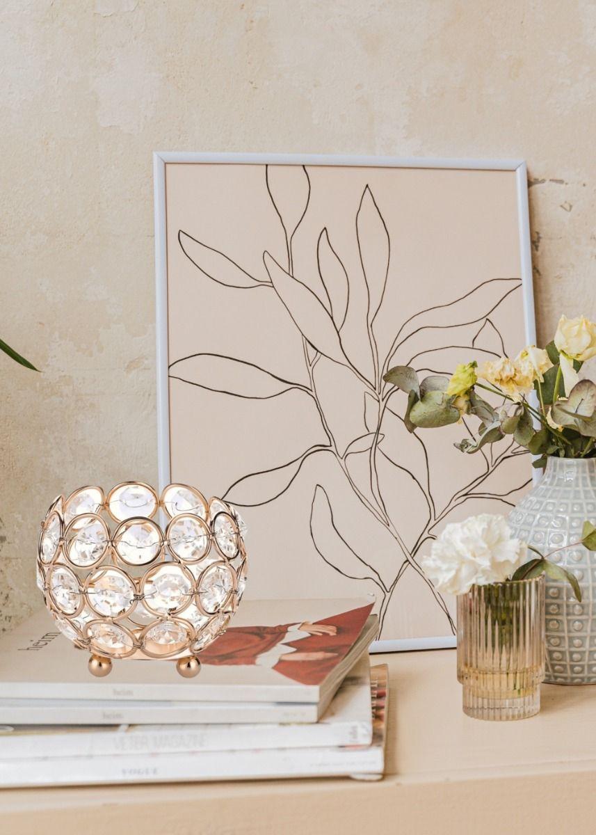 Set 3 Portavelas Decoración Mesa Bola Brillante Hogar Jhn-7