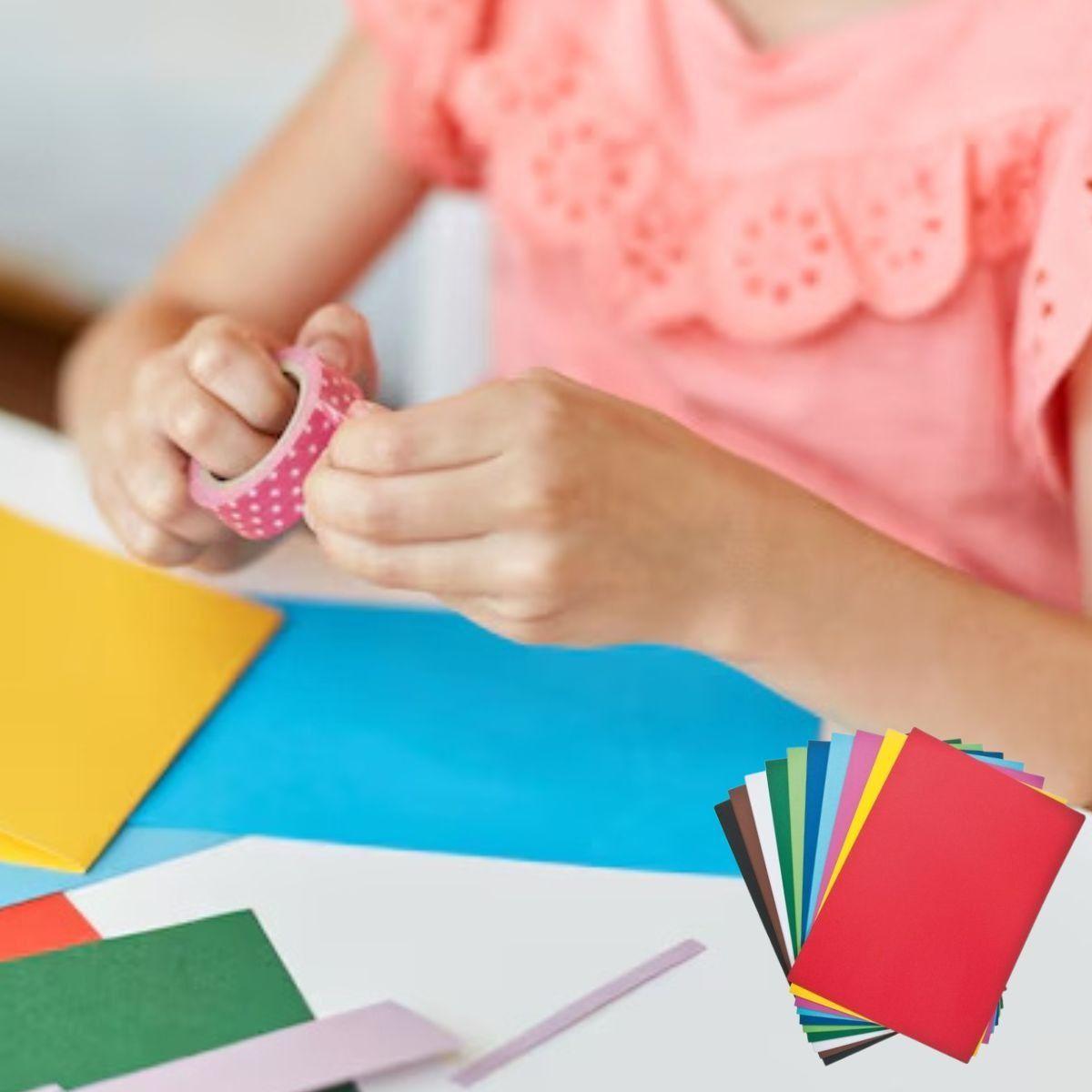 Set 2 Cartulina Escolar Surtida Manualidades Educativo Jhn-4