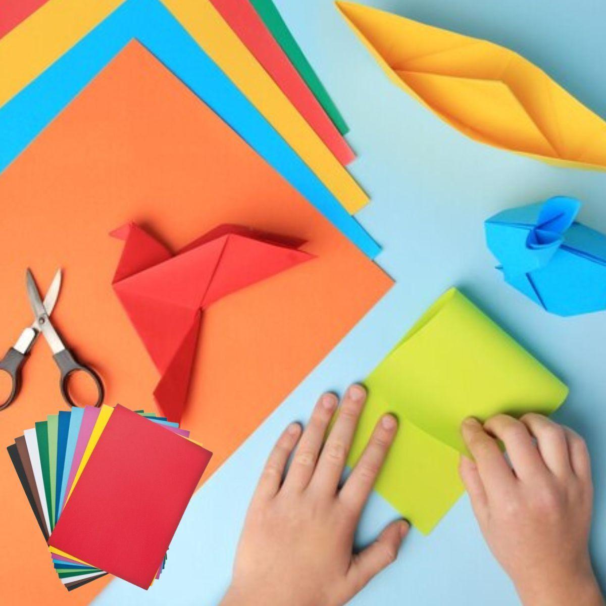 Set 2 Cartulina Escolar Surtida Manualidades Educativo Jhn-5