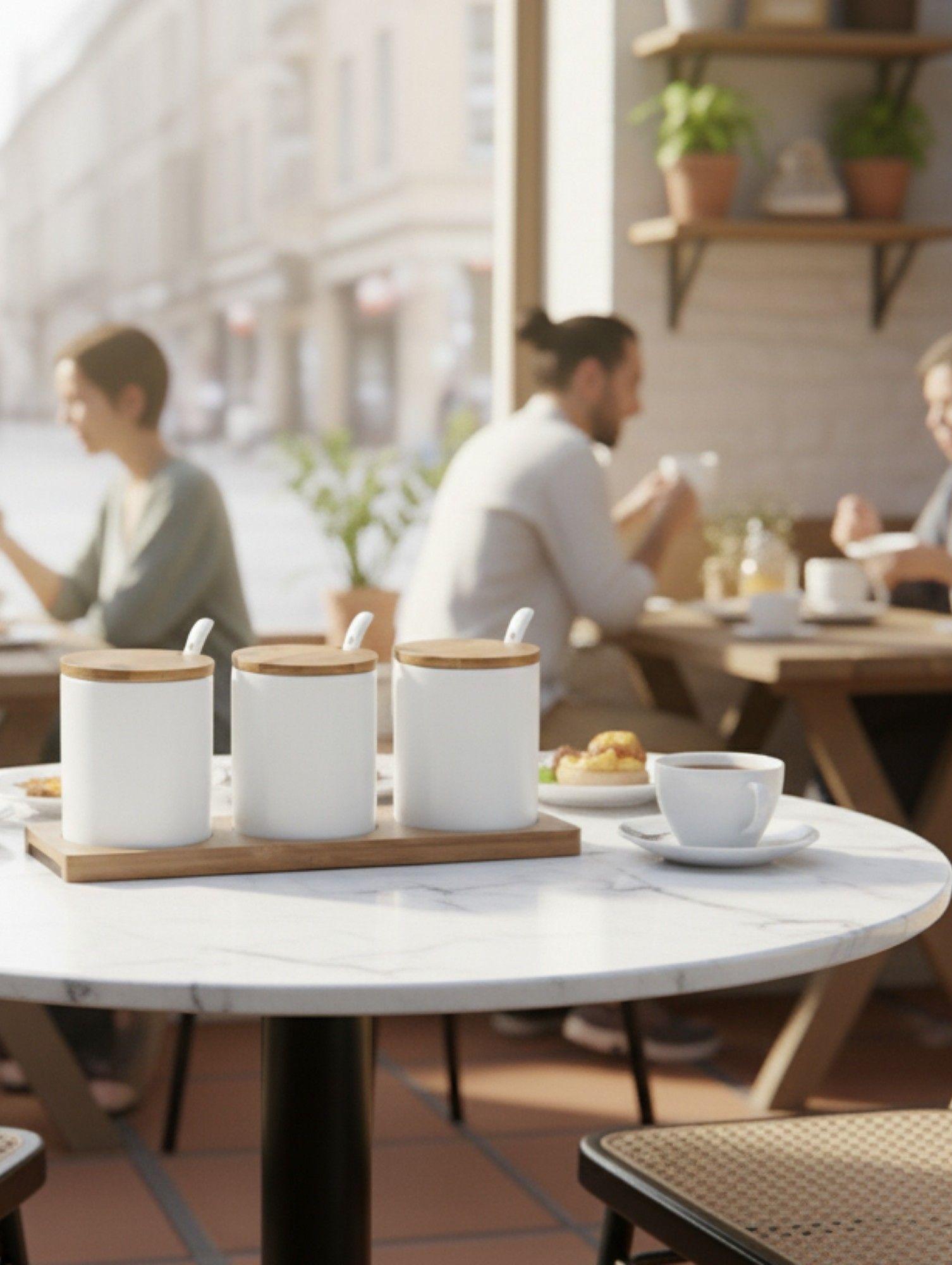 Set 3 Frascos Almacenamiento Minimalista Funcional Jhn-2