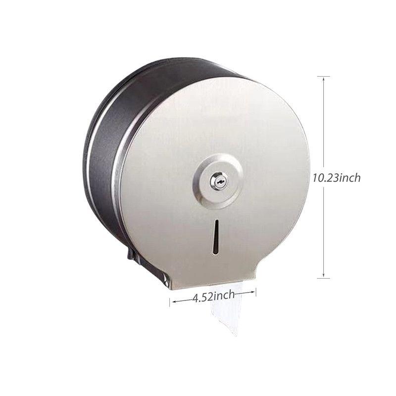 Soporte Papel Higiénico Dispensador Toallas Pared Rondon-3