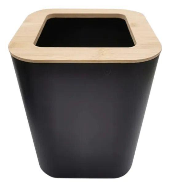 Basurero Papelera Diseño Contemporáneo Toque Natural Jhn-1