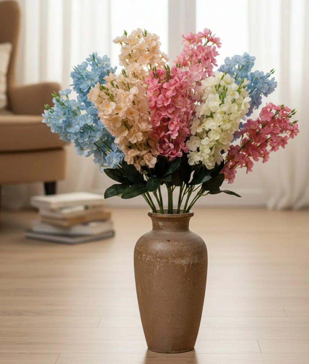 Set 2 Ramo Elegante Artificial Flores Decorativas Adorno Jhn-4