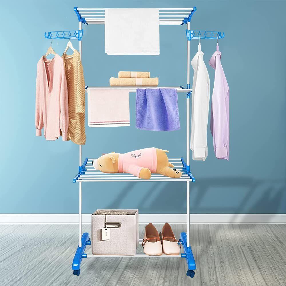 Perchero Secado Ropa Plegable 4 Niveles Rondon-6