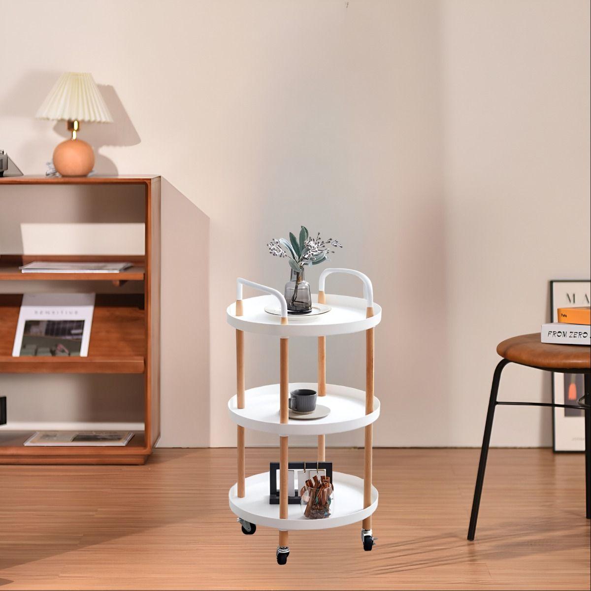 Carro Almacenamiento Multiusos Rodante Servicio Cocina Jhn-9