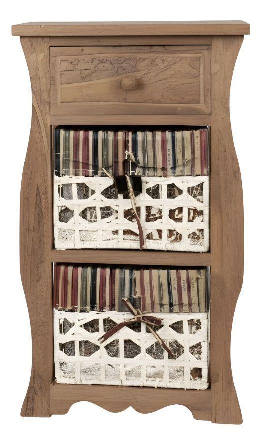 Cómoda Mueble Organizador Estilo Rústico Moderno Jhn-1