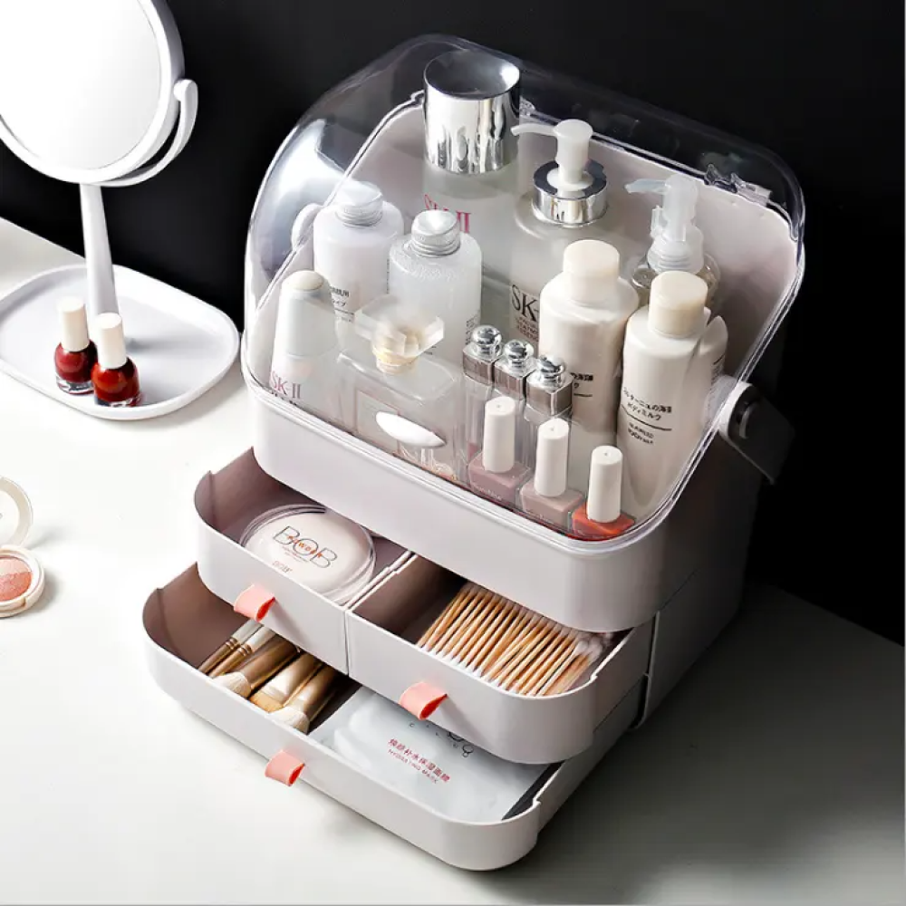 Caja Organizador Tapa Resistente Maquillaje Portátil Rondon-4