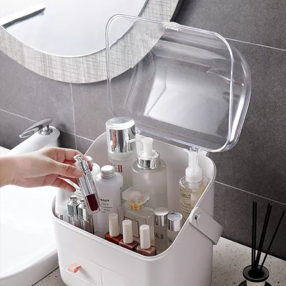 Caja Organizador Tapa Resistente Maquillaje Portátil Rondon-5