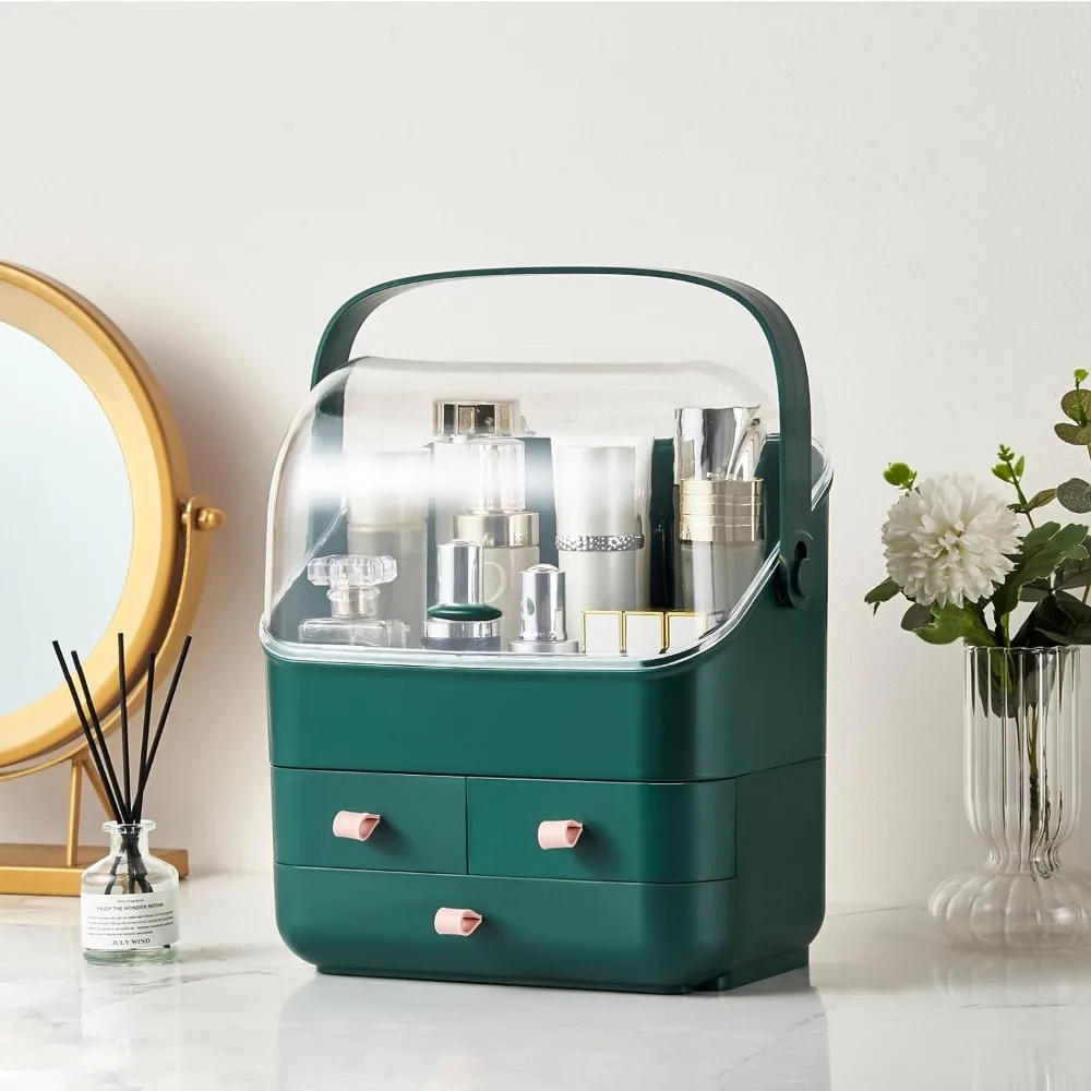 Caja Organizador Tapa Resistente Maquillaje Portátil Rondon-7