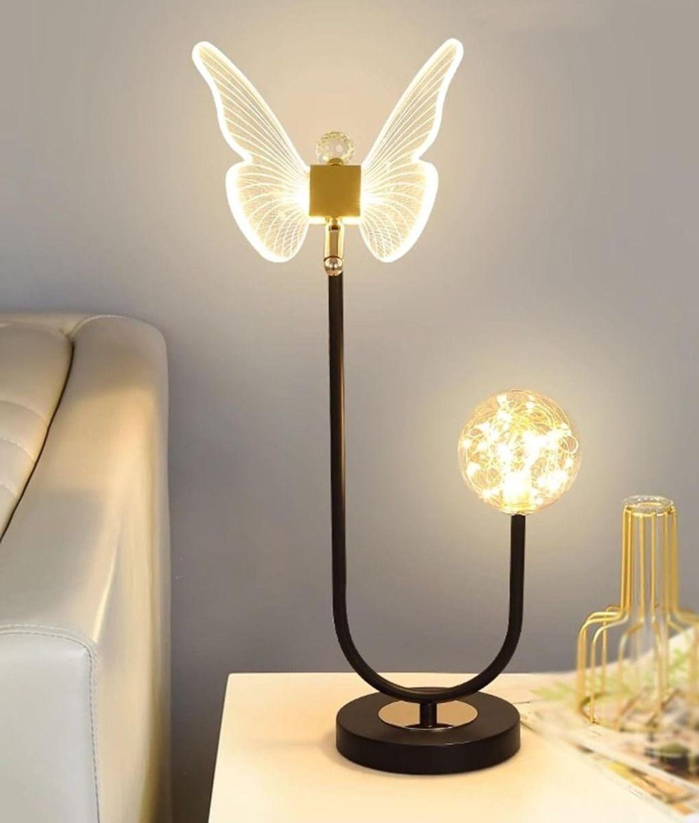 Lámpara Mesa Escritorio Creativa Moderna Mariposa Jhn-6