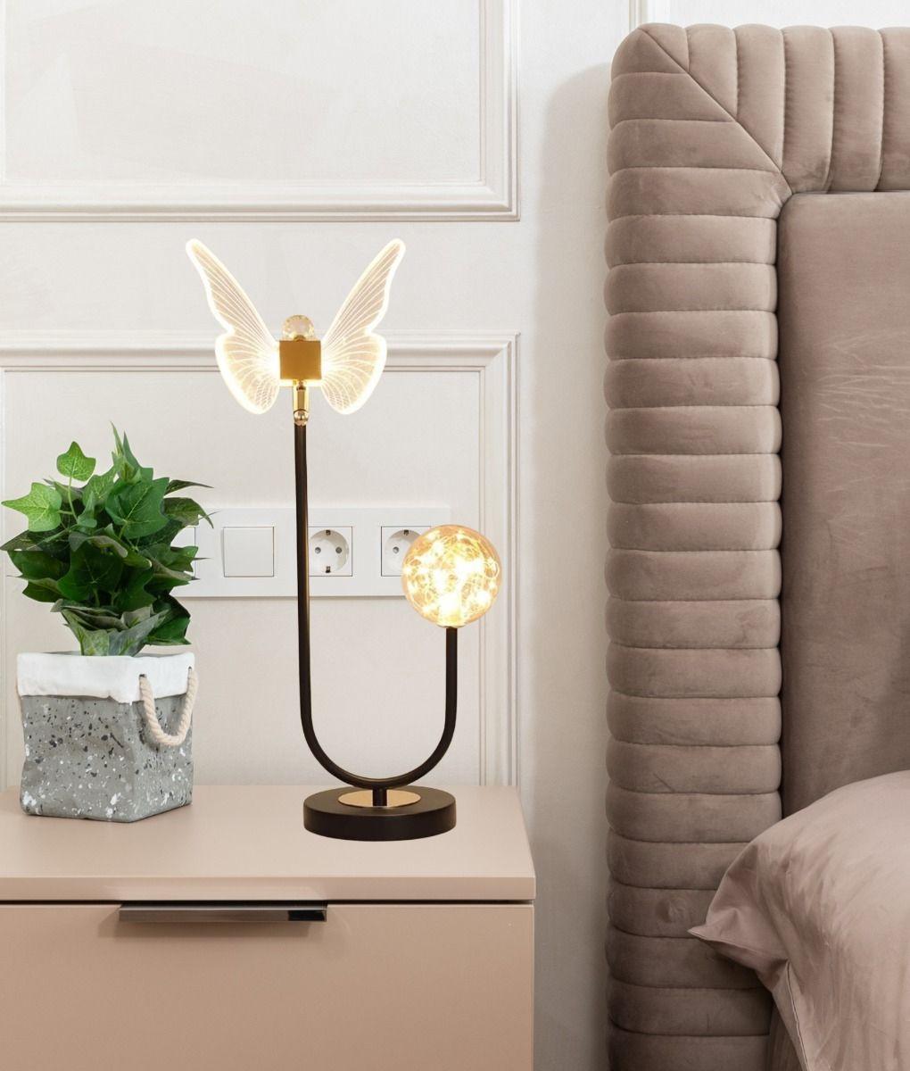 Lámpara Mesa Escritorio Creativa Moderna Mariposa Jhn-7