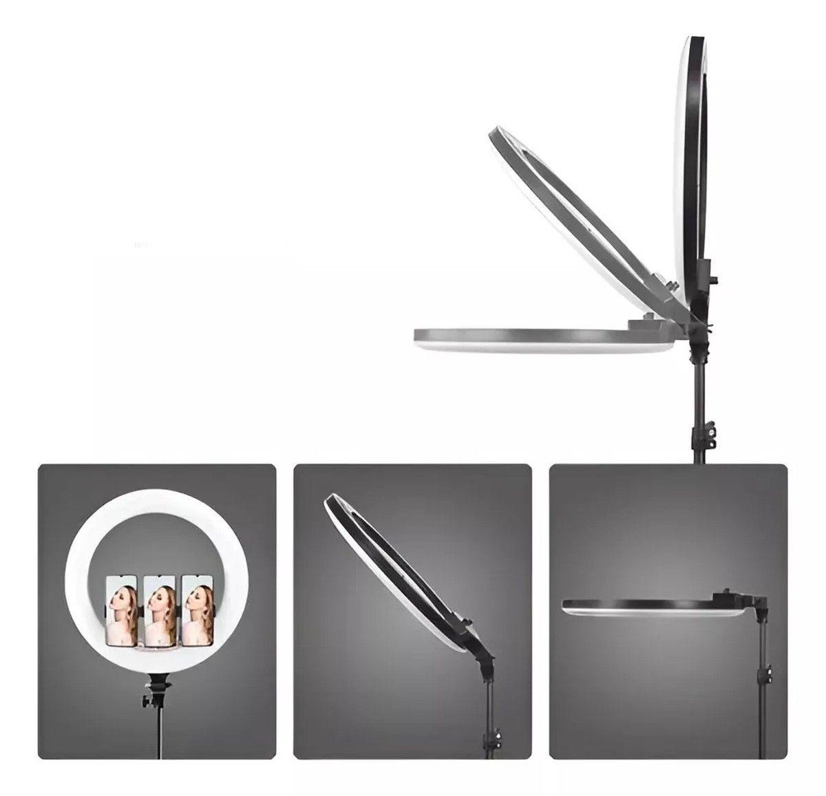 Iluminador Aro Anillo Luz Led Profesional Estructura Jer-5
