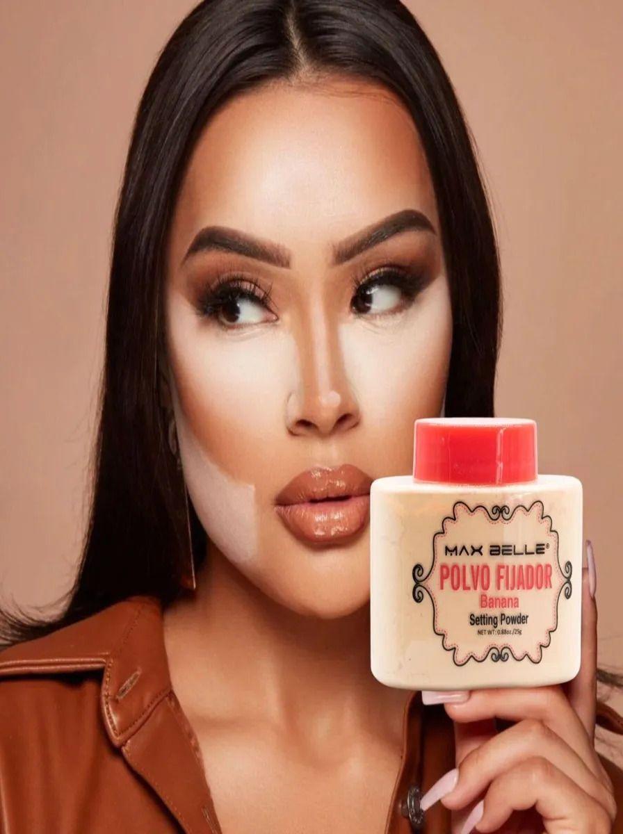 Pack 2 Polvos Fijador Banana Traslucido Sella Maquillaje Lau-3