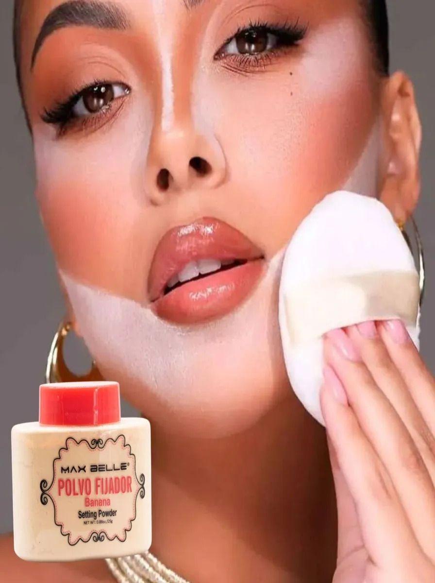 Pack 2 Polvos Fijador Banana Traslucido Sella Maquillaje Lau-4