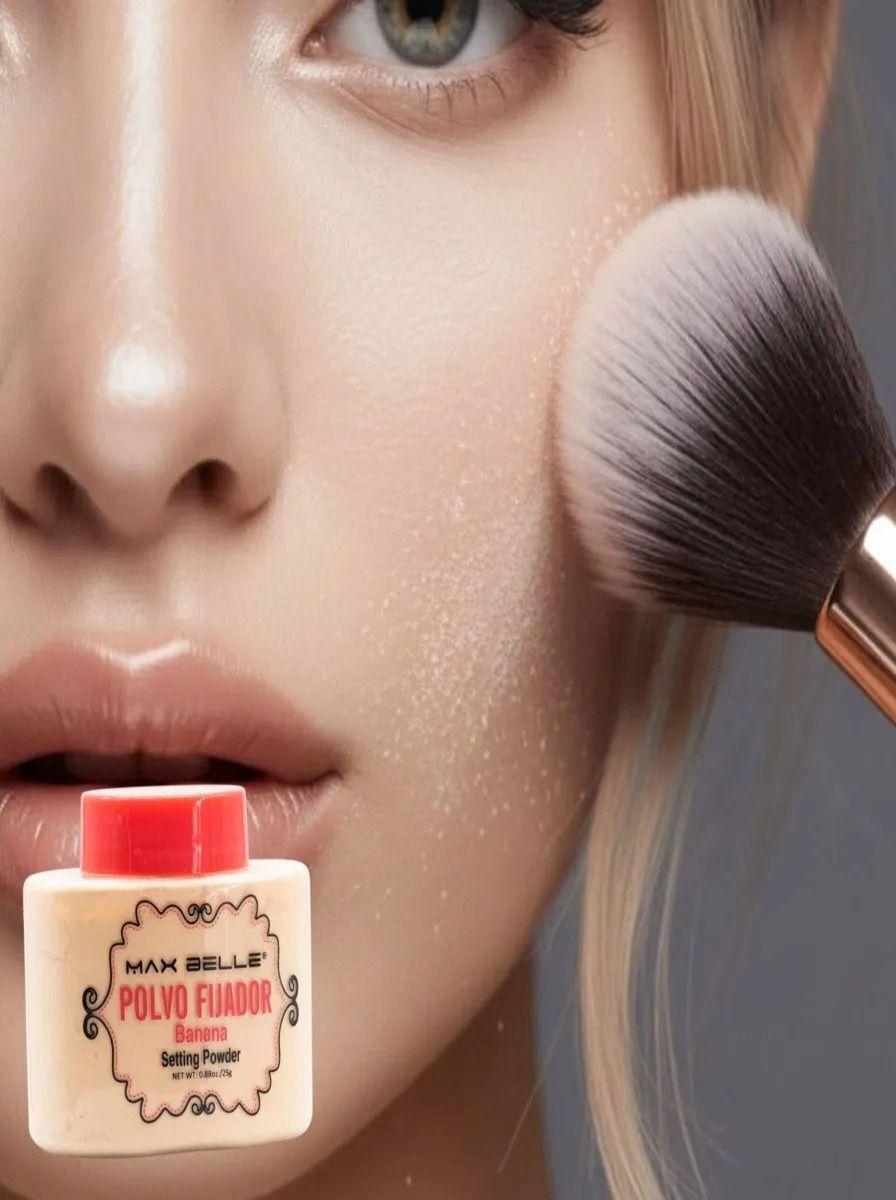 Pack 2 Polvos Fijador Banana Traslucido Sella Maquillaje Lau-8