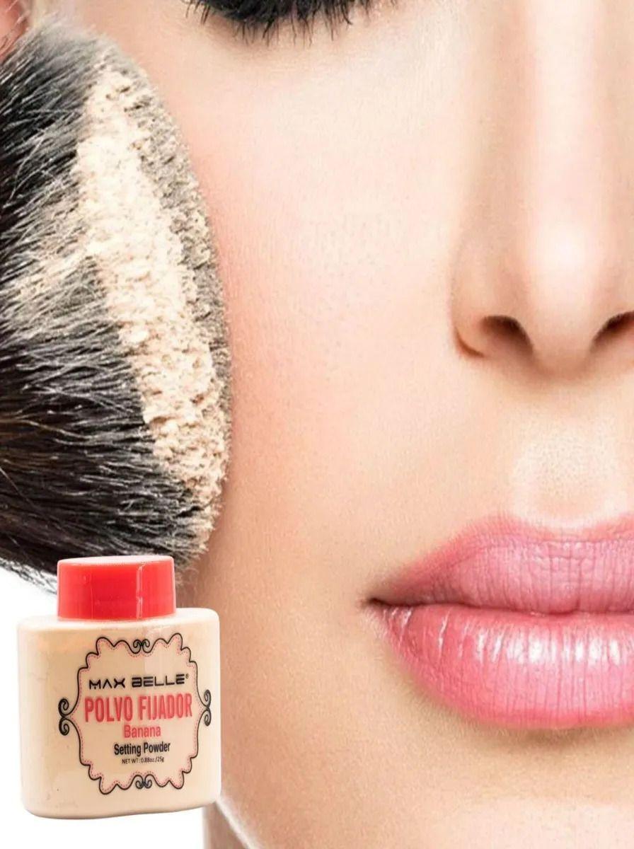 Pack 2 Polvos Fijador Banana Traslucido Sella Maquillaje Lau-9