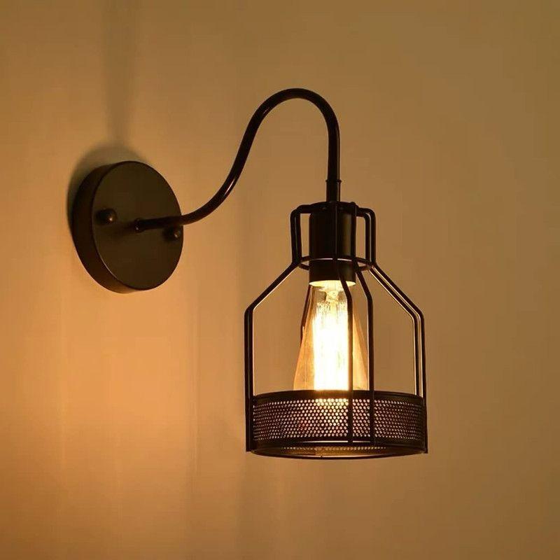 Aplique Pared Vintage Luces Dormitorio Cafetería Rondon-3