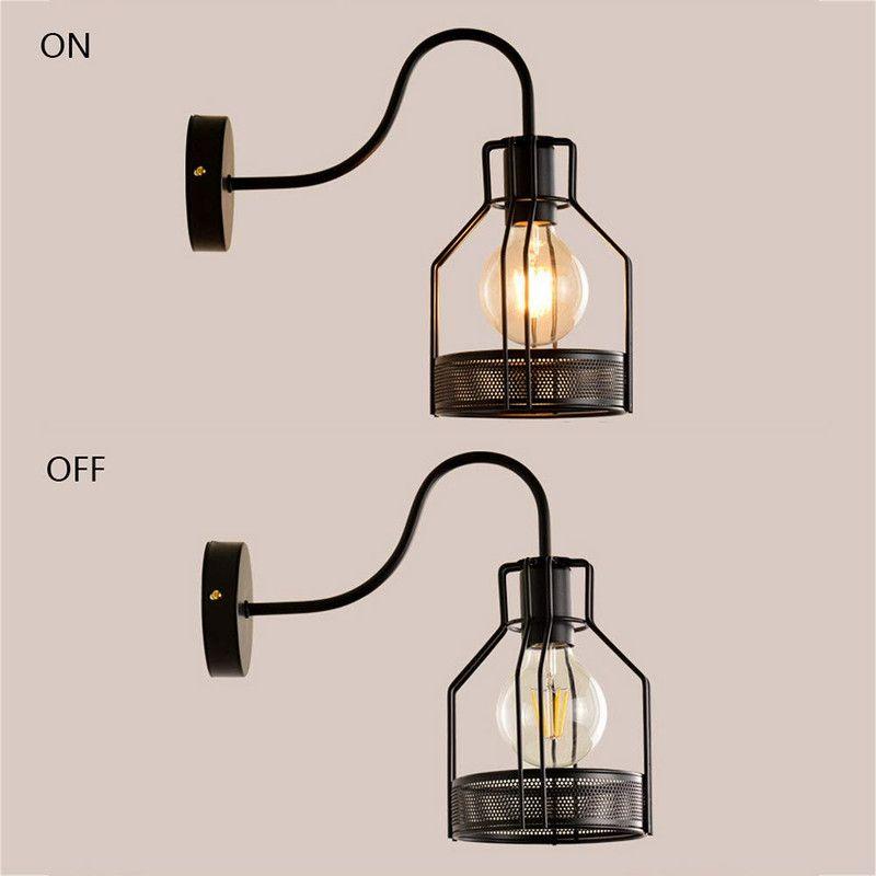 Aplique Pared Vintage Luces Dormitorio Cafetería Rondon-7