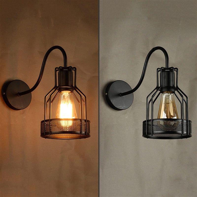 Aplique Pared Vintage Luces Dormitorio Cafetería Rondon-5