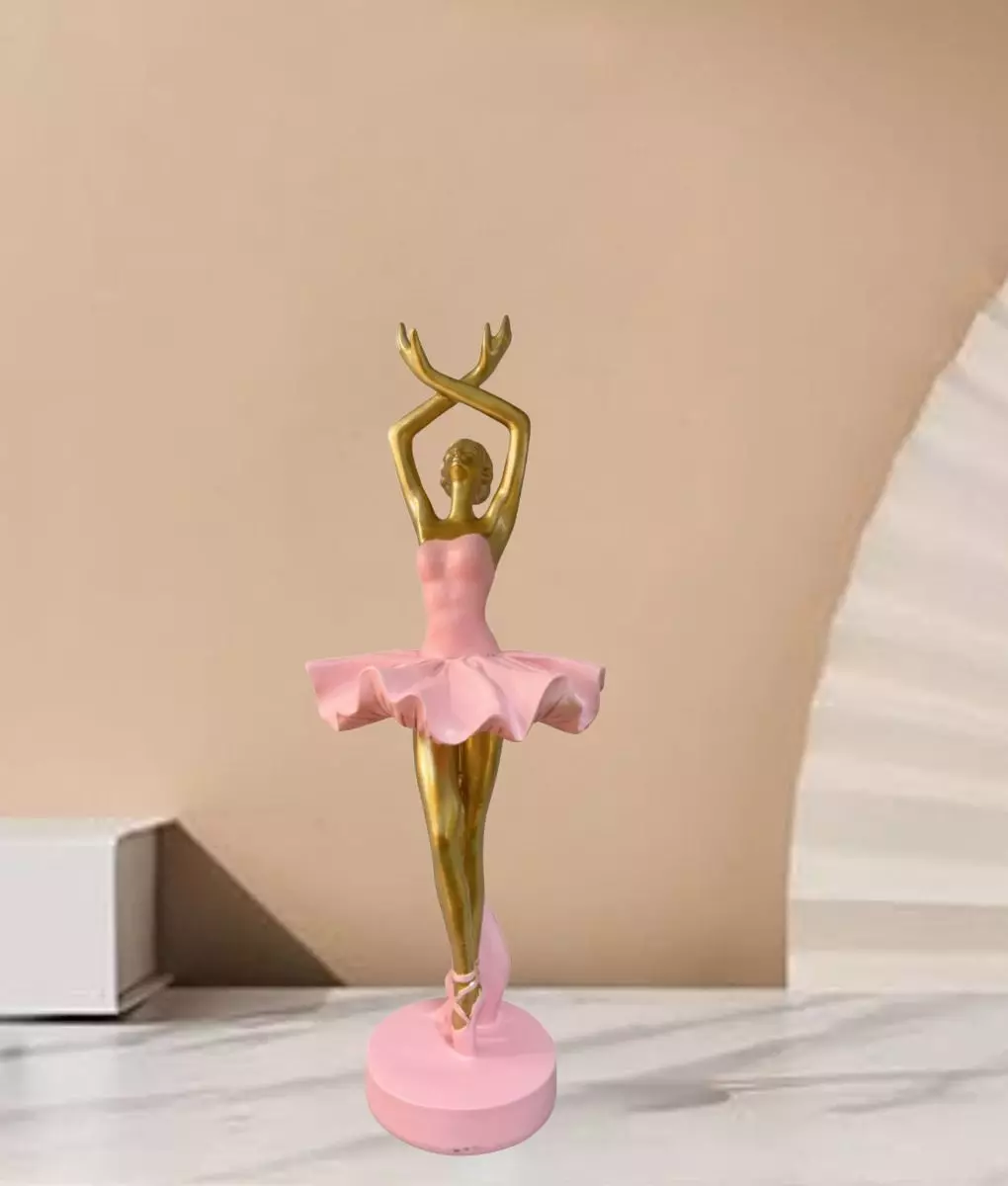 Estatua Decorativa Figura Bailarina Ballet Adorno Jhn-0