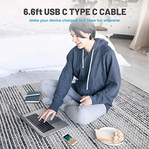 Adaptador Corriente Cargador Rápido USB C Portatil Rondon-9