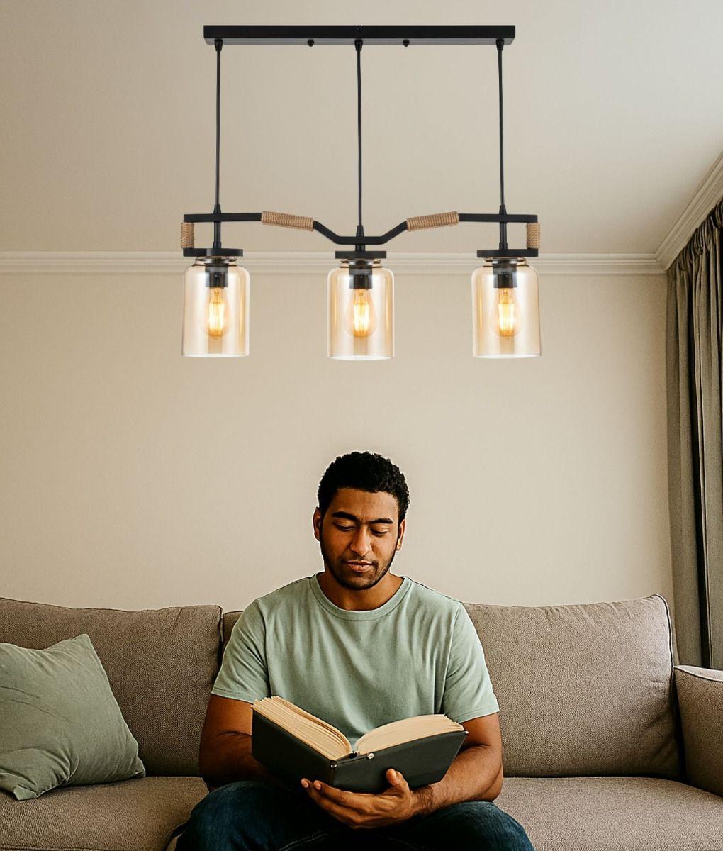 Lámpara Techo Colgante Hogar Decorativa Elegante Jhn-3