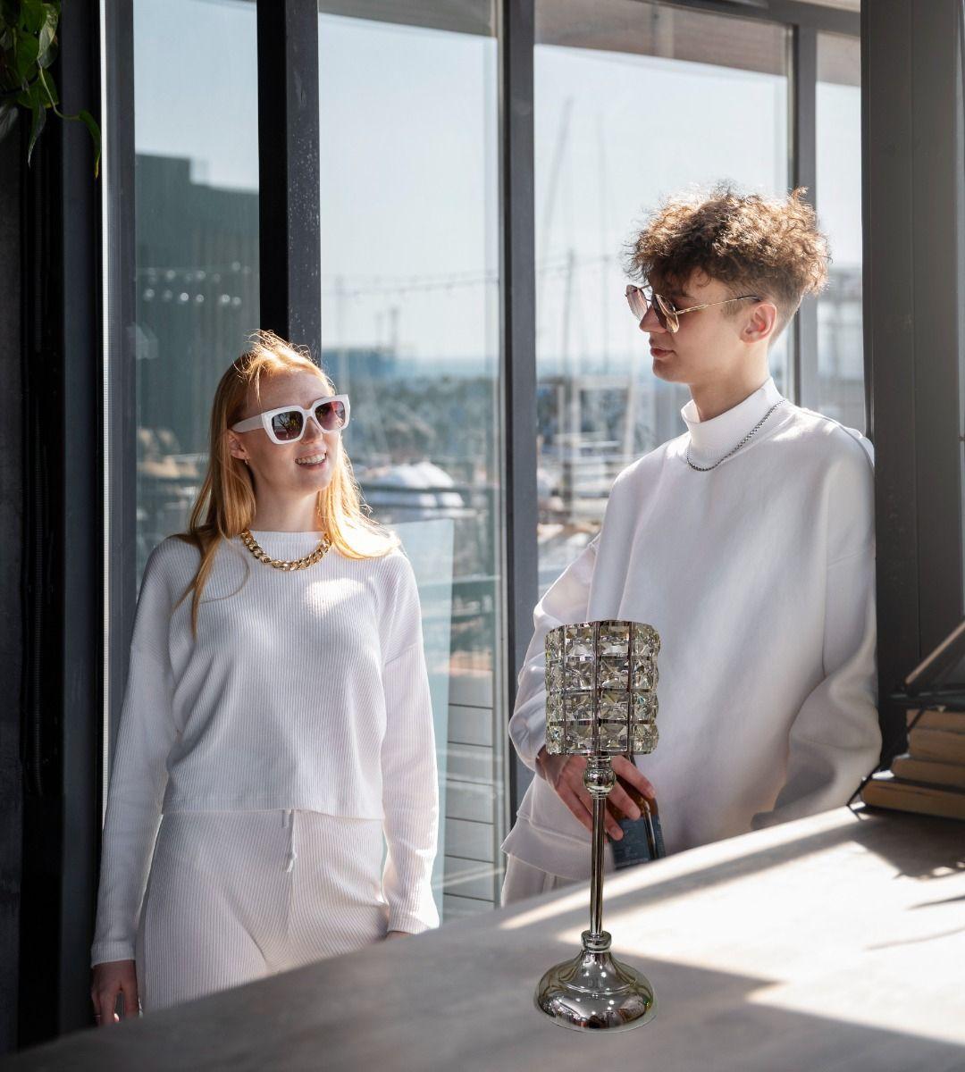 Portavelas Candelabro Decorativo Centro Mesa Pedestal Jhn-3