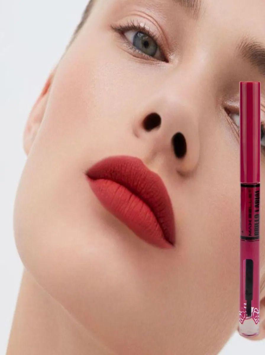 Pack 4 Labial Mate Dual 2en1 Gloss Brillante Maquillaje Lau-3