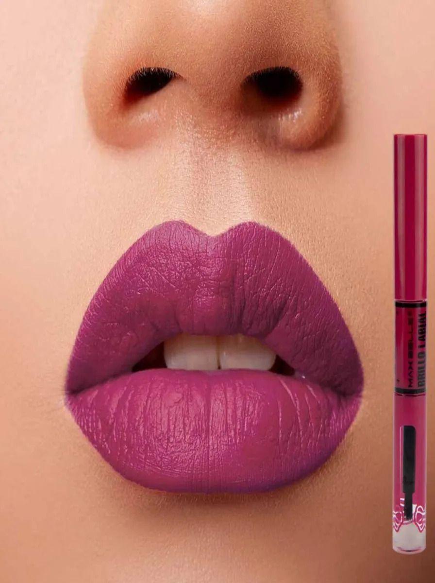 Pack 4 Labial Mate Dual 2en1 Gloss Brillante Maquillaje Lau-5