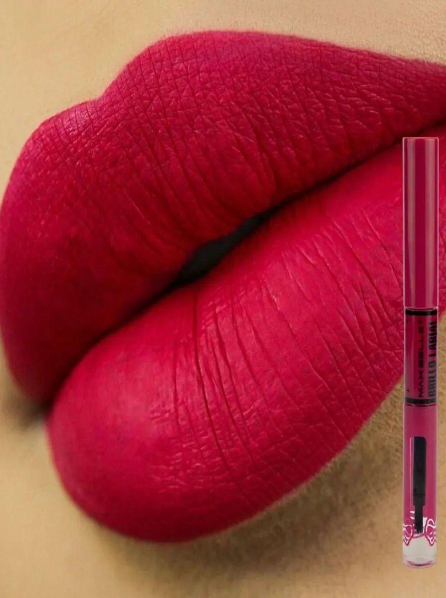 Pack 4 Labial Mate Dual 2en1 Gloss Brillante Maquillaje Lau-8