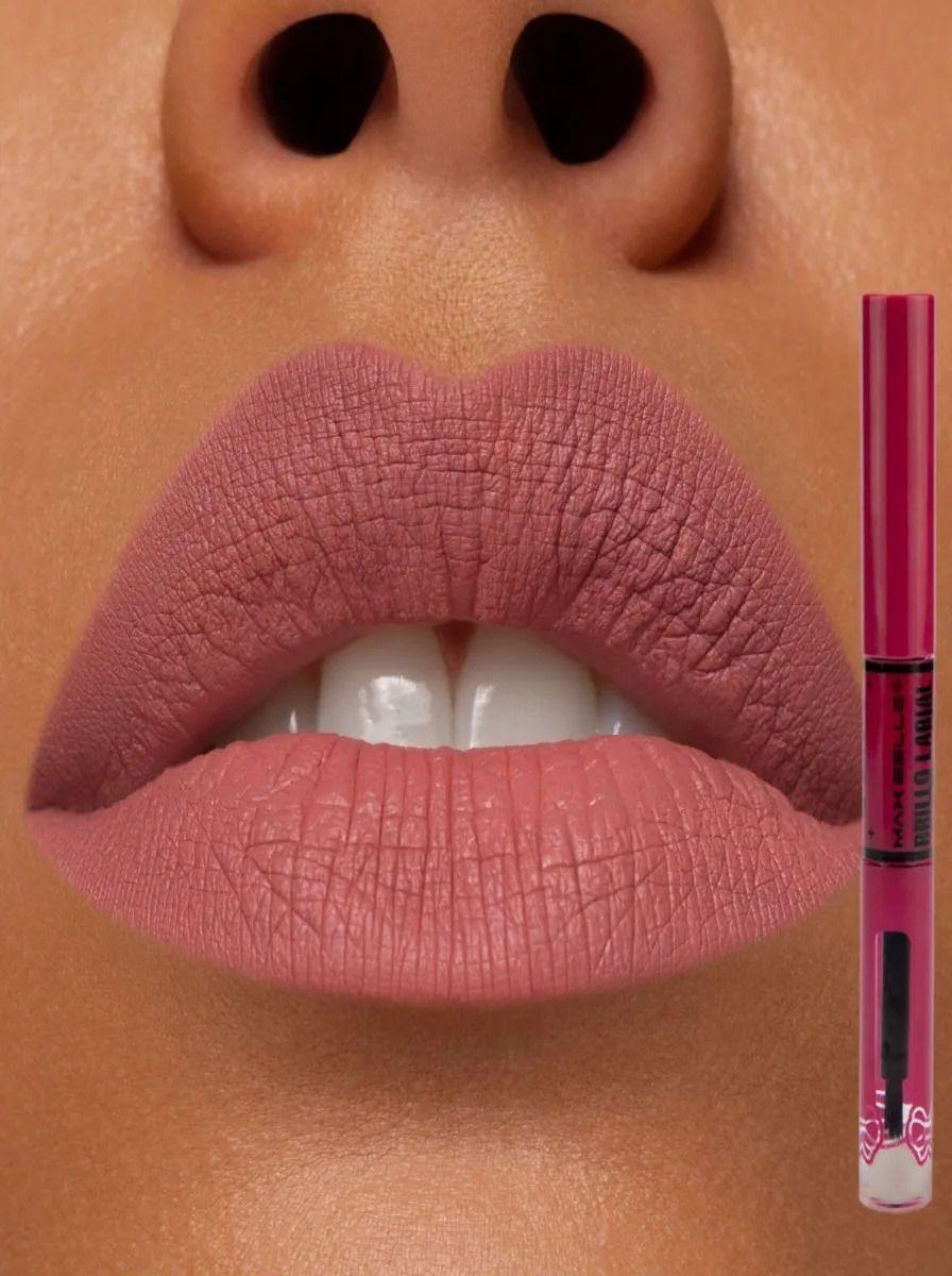 Pack 4 Labial Mate Dual 2en1 Gloss Brillante Maquillaje Lau-9