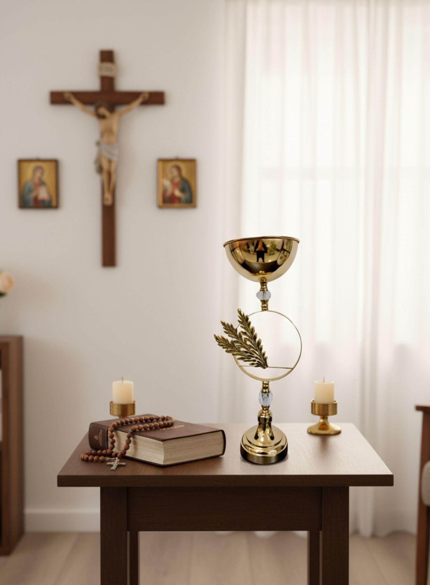 Centro Mesa Decorativo Adorno Multifuncional Portavelas Jhn-3