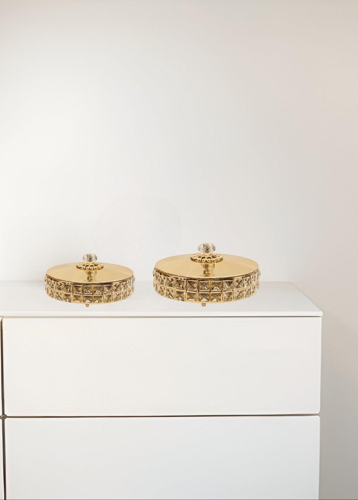 Set 3 Joyero Almacenamiento Cristal Creativo Organizador Jhn-6