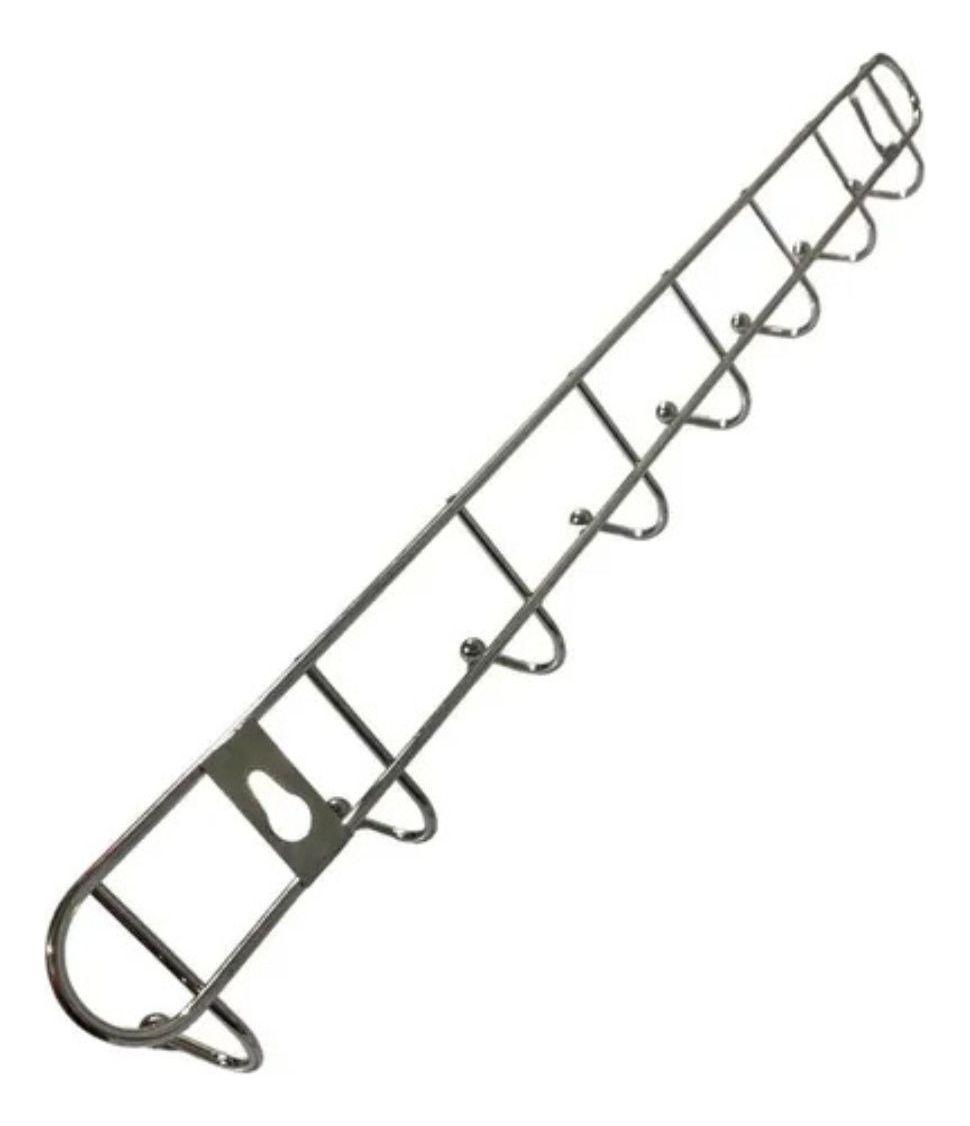 SET 10 PERCHEROS METALICO ORGANIZADOR PARED COLGADOR LAU-0