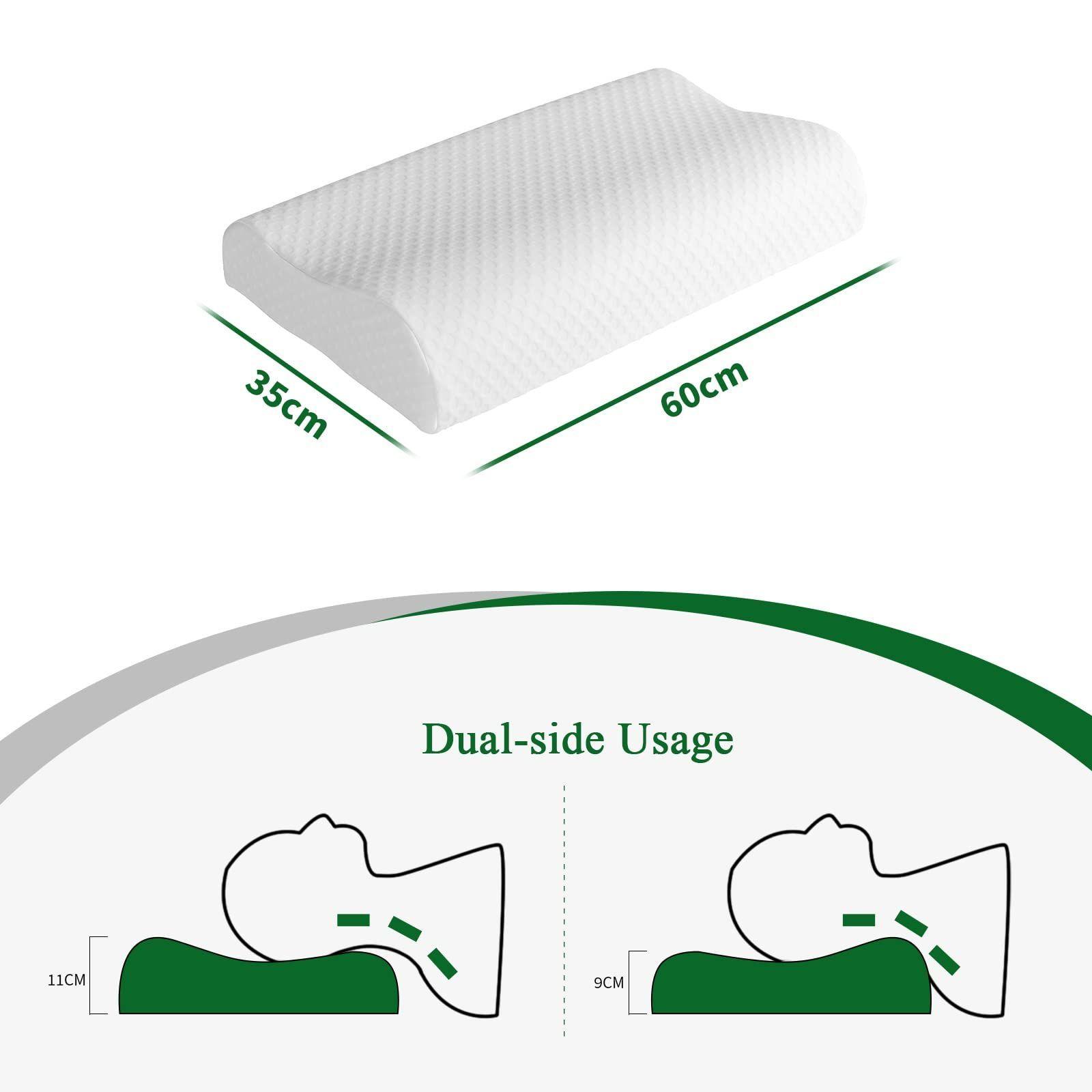 Almohada Ajustable Apoyo Cuello Alivio Ortopédica Rondon-2