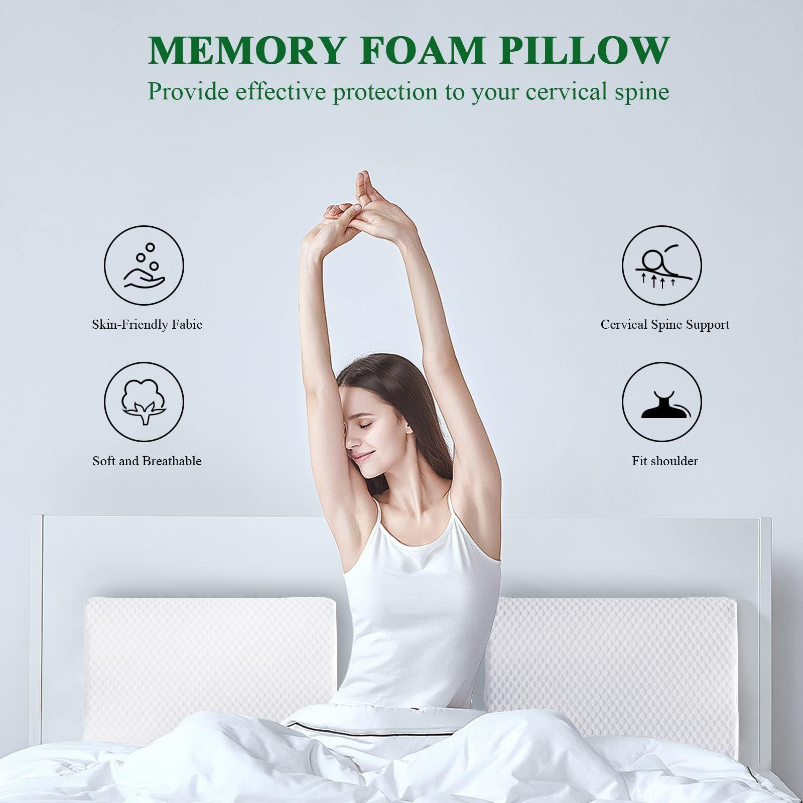 Almohada Ajustable Apoyo Cuello Alivio Ortopédica Rondon-6