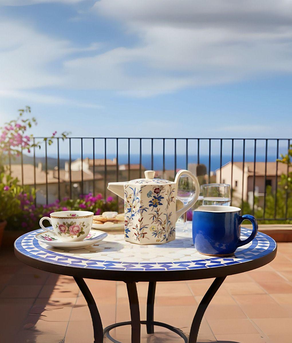 Tetera Elegante Diseño Geométrico Decoración Hogar Jhn-6