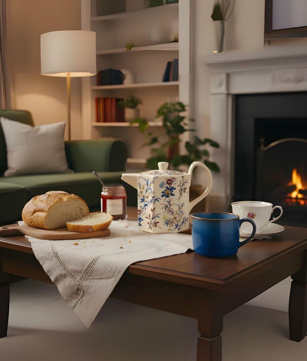 Tetera Elegante Diseño Geométrico Decoración Hogar Jhn-7