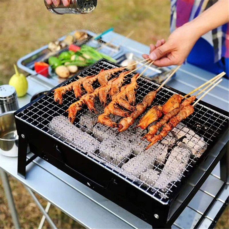 Parrillera Barbacoa Estufa Portátil Carbón Camping Rondon-6