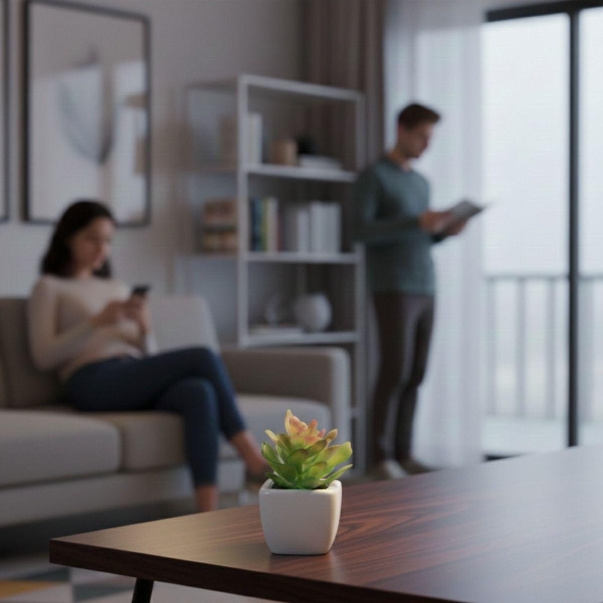 Set 3 Planta Artificial Decorativa Suculenta Ornamental Jhn-5