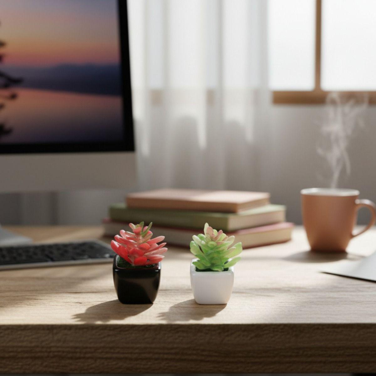 Set 3 Planta Artificial Decorativa Suculenta Ornamental Jhn-6