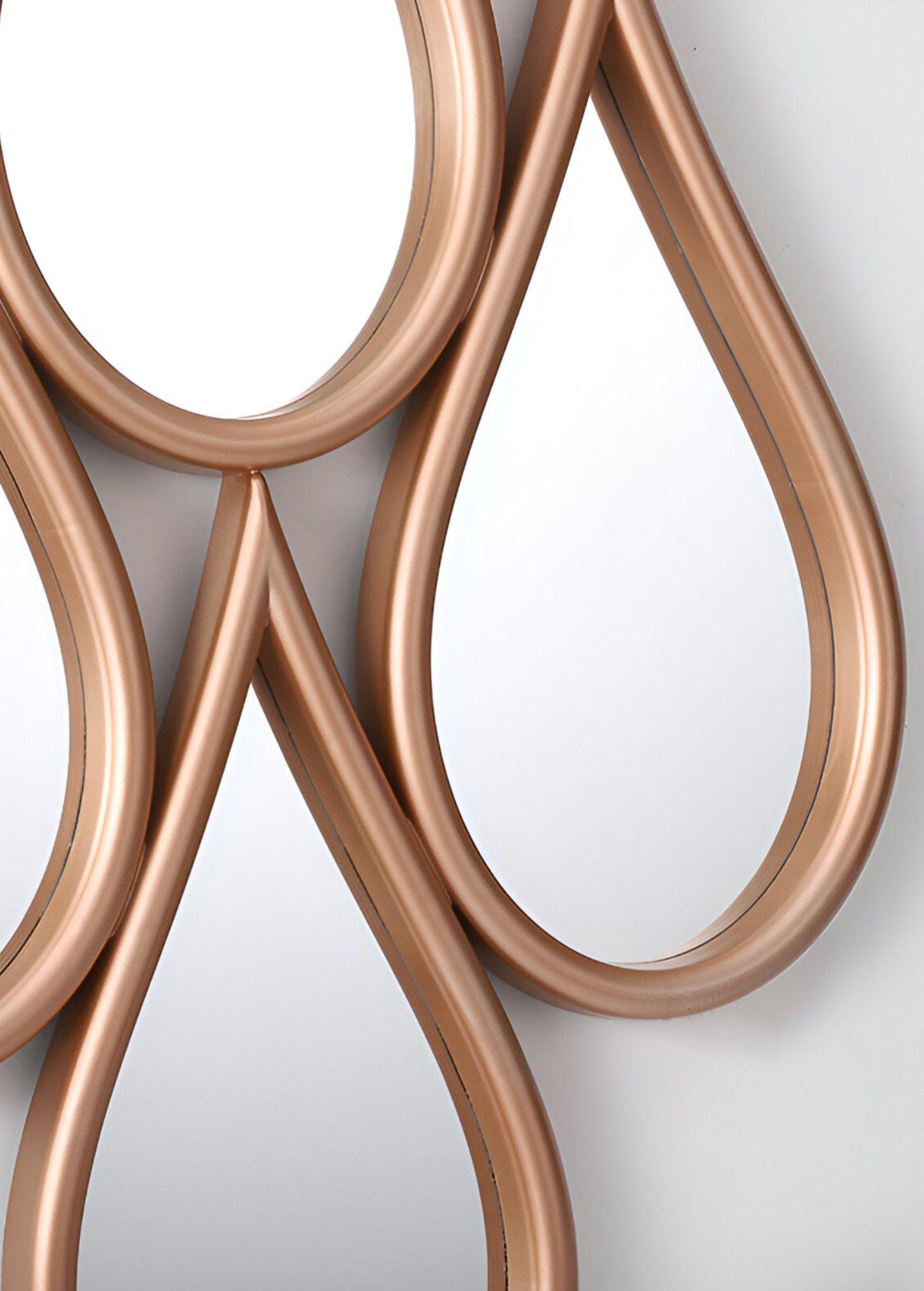 Espejo Decorativo Enmarcado Estilo Europeo Forma Gotas Jhn-1