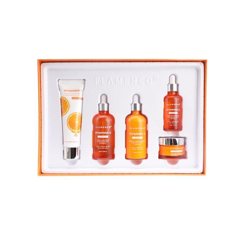 Kit SkinCare Facial Hidratante Antioxidante Vit C Piel Seca -3