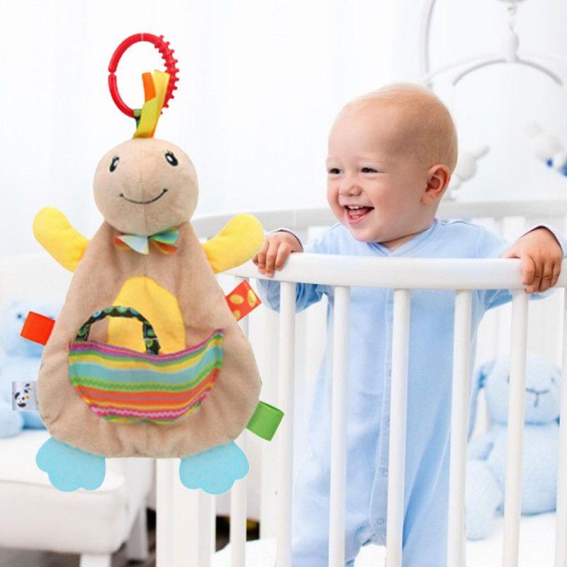 Set 2 Mordedor Peluche Denticion Sensorial Suave Bebe Lau-0