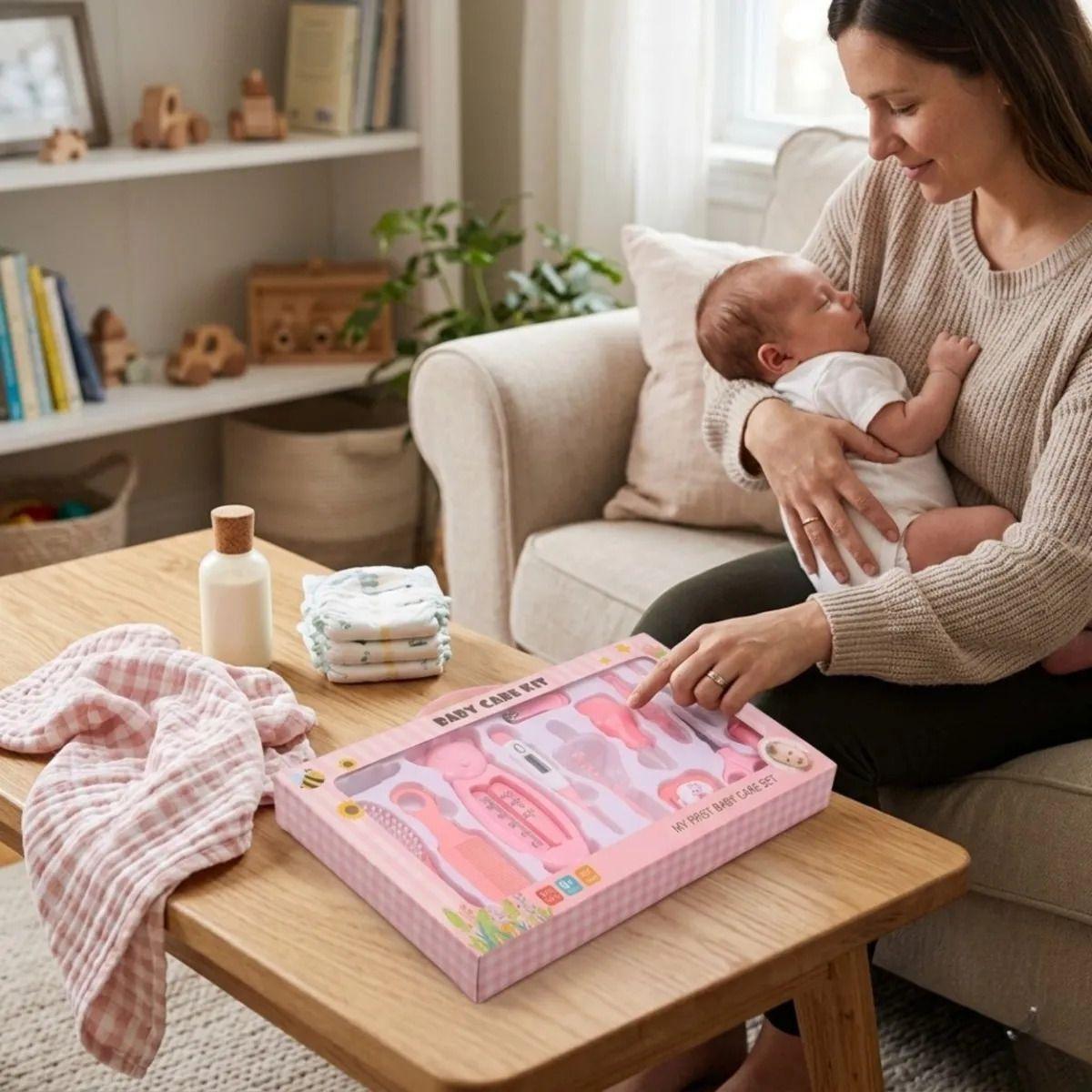 Kit Higiene Bebes Cortauñas Termómetro Aspirador Nasal ALJ-2